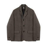 Wiaofellas Autumn and Winter New Korean Men's High-Class Sense Thickened Trend Loose Casual Suit Coat