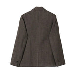 Wiaofellas Autumn and Winter New Korean Men's High-Class Sense Thickened Trend Loose Casual Suit Coat