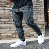 Wiaofellas Casual Cargo Pants Men Hip Hop Streetwear Jogger Pant Fashion Trousers Multi-Pocket Casual Joggers Sweatpants Men Pants