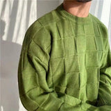 Wiaofellas Commute Male O-Neck Slim Knit Pullovers Streetwear New Winter Solid Long Sleeve Jumper Sweaters Men Fashion Slim Knitting