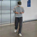 Wiaofellas Corduroy Wide Leg Pants