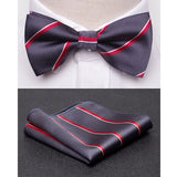 Wiaofellas Men Bowtie Cravat Set Fashion Butterfly Party Wedding Ties Girls Business Jacquard Bow Tie Men Bowknot Wholesale Accessories