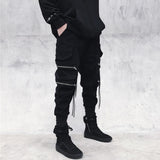 Wiaofellas New Streetwear Men's Multi Pockets Cargo Harem Pants Hip Hop Casual Male Track Pants Joggers Trousers Fashion Harajuku Men Pants