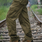 Wiaofellas Mens Tactical Cargo Pants Male Loose Casual Pants Men Trousers Army Military Combat Pants for Men Calca Tatica Masculina