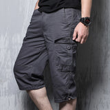 Wiaofellas Cargo Shorts Men Summer Streetwear Mens Cotton Shorts Summer Overall Military Short Trousers Plus Size 5XL Men Bermuda Masculina