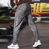 Wiaofellas Fitness Men Joggers Sweatpants Thin Summer Sportswear Jogger Pants Men Casual Elastic Trousers Men Gyms Bodybuilding Track Pants