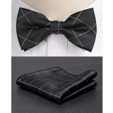 Wiaofellas Men Bowtie Cravat Set Fashion Butterfly Party Wedding Ties Girls Business Jacquard Bow Tie Men Bowknot Wholesale Accessories