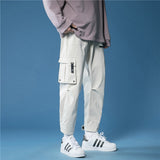 Wiaofellas New Men Cargo Pants Hip Hop Harem Multi-Pocket Korean Designer Sweatpants Streetwear Casual Cargo Joggers Men Plus Size