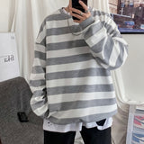 Wiaofellas Spring Men Classic Striped Hoodies Mens Hip Hop Streetwear Sweatshirt Male Casual Trend Cotton Pullover M-XXL