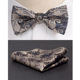 Wiaofellas Men Bowtie Cravat Set Fashion Butterfly Party Wedding Ties Girls Business Jacquard Bow Tie Men Bowknot Wholesale Accessories