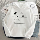 Wiaofellas Autumn New Harajuku Kpop Women's Retro Hoodie Dinosaur Long Sleeve Top Tee Fashion Casual Sports Shirt Ladies Clothing Hoodie