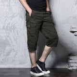 Wiaofellas Cargo Shorts Men Summer Streetwear Mens Cotton Shorts Summer Overall Military Short Trousers Plus Size 5XL Men Bermuda Masculina