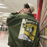 2022SS Street Hip Hop Baseball Uniform Lovers Jacket Korean Trend Cargo Techwear Jacket Men Women Unique Campus Cool Wear Tops