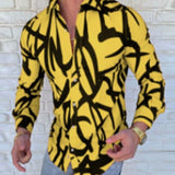 Wiaofellas New Poker print men's long sleeved shirt men casual shirt Hawaii shirt man Cardigan autumn shirt M-3XL Male Tops various colors