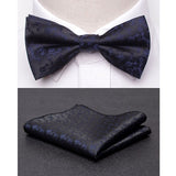 Wiaofellas Men Bowtie Cravat Set Fashion Butterfly Party Wedding Ties Girls Business Jacquard Bow Tie Men Bowknot Wholesale Accessories