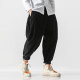 Wiaofellas New Corduroy Men's Harem Pants Jogging Sweatpants Streetwear Men Harem Pants Harajuku Casual Trousers Woman Fashion Big Size 5XL