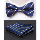 Wiaofellas Men Bowtie Cravat Set Fashion Butterfly Party Wedding Ties Girls Business Jacquard Bow Tie Men Bowknot Wholesale Accessories