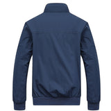 Wiaofellas Spring Autumn Casual Solid Fashion Slim Bomber Jacket Men Overcoat New Arrival Baseball Jackets Men's Jacket M-6XL 8XL Top