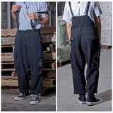 Wiaofellas Style! Multi-Pocket Bib Overalls Men Hip Hop Streetwear Cargo Work Pants Coveralls Men's Casual Loose Pant Bib Trousers