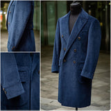Wiaofellas Men Jacket Classic Corduroy Suit Slim Fit Vintage Suit Business Long Coat Wedding Tuxedos Tailored Overxcoat