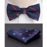 Wiaofellas Men Bowtie Cravat Set Fashion Butterfly Party Wedding Ties Girls Business Jacquard Bow Tie Men Bowknot Wholesale Accessories