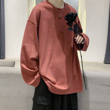 Wiaofellas Oversized Solid 17 Colors Pullover Hoodies For Men Mens Streetwear Harajuku Sweatshirts Long Sleeve Korean Clothes Women