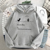 Wiaofellas Autumn New Harajuku Kpop Women's Retro Hoodie Dinosaur Long Sleeve Top Tee Fashion Casual Sports Shirt Ladies Clothing Hoodie