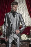 Wiaofellas Custom Made Slim Fit Embroidery Tuxedos Blazer Sets Groom Wedding Men Suits Set Prom Terno Masculino Slim Fit Men Clothing