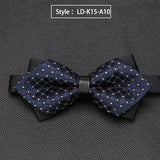 Wiaofellas Mens Bowtie Quality Sale Necktie Fashion Formal Luxury Wedding Butterfly Cravat Ties for Men Shirt Business Gifts Accessories