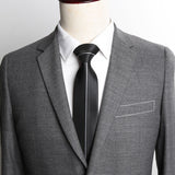 Wiaofellas Mens Ties Black Luxurious Necktie Formal Business Wedding Bowtit Fashion Jacquard 6cm Ties for Mens Dress Shirt Accessories Tie