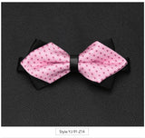 Wiaofellas Men Bowtie Newest Butterfly Knot Mens Accessories Luxurious Bow Tie Black Cravat Formal Commercial Suit Wedding Ceremony Ties