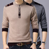 Wiaofellas Winter New Arrivals Thick Warm Sweaters O-Neck Wool Sweater Men Brand-Clothing Knitted Cashmere Pullover Men