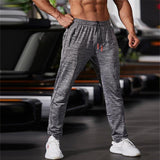 Wiaofellas Fitness Men Joggers Sweatpants Thin Summer Sportswear Jogger Pants Men Casual Elastic Trousers Men Gyms Bodybuilding Track Pants