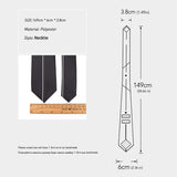 Wiaofellas Mens Ties Black Luxurious Necktie Formal Business Wedding Bowtit Fashion Jacquard 6cm Ties for Mens Dress Shirt Accessories Tie