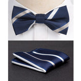 Wiaofellas Men Bowtie Cravat Set Fashion Butterfly Party Wedding Ties Girls Business Jacquard Bow Tie Men Bowknot Wholesale Accessories