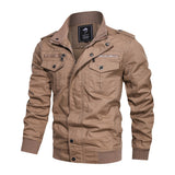 Wiaofellas Cotton Military Tactical Jacket Men Waterproof Warm Windbreaker Casual Jacket Autumn Winter Plus Size Men Solid Color Jacket