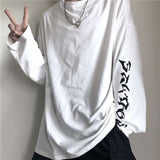 Wiaofellas Cool Harajuku Ins Tshirt Hip Hop T-shirts Men Women Casual Korean T Shirt Long Sleeve Loose Tshirt Streetwear Autumn Tops Male