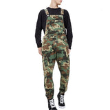 Wiaofellas Military Tactical Camouflage Denim Overalls Fashion Camo Bib Jeans Overalls Mens Multi-pocket Jumpsuit Plus Size Rompers P006