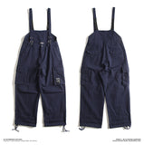 Wiaofellas Style! Multi-Pocket Bib Overalls Men Hip Hop Streetwear Cargo Work Pants Coveralls Men's Casual Loose Pant Bib Trousers