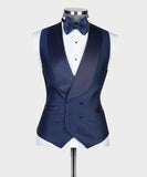 Wiaofellas Simple Mens Suits Wool Peaky Blinders Suit 3 Piece Authentic Tailored Fit Classic Vintage Wedding Tuxedos