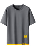 Wiaofellas Mens T Shirt Brand T-Shirts Summer Tshirt Men Casual Solid Tshirts Street Brand Clothing Hip Hop Men Tee Shirts Tops 143