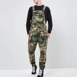 Wiaofellas Military Tactical Camouflage Denim Overalls Fashion Camo Bib Jeans Overalls Mens Multi-pocket Jumpsuit Plus Size Rompers P006