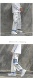 Straight Denim Jeans Men Graphic Printed Jeans 2021 Streetwear  Jeans Man Wildleg Pants Hip Hop Korean Harajuku Fashion Pants