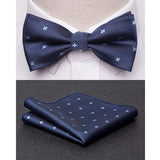 Wiaofellas Men Bowtie Cravat Set Fashion Butterfly Party Wedding Ties Girls Business Jacquard Bow Tie Men Bowknot Wholesale Accessories