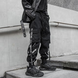 Wiaofellas New Streetwear Men's Multi Pockets Cargo Harem Pants Hip Hop Casual Male Track Pants Joggers Trousers Fashion Harajuku Men Pants