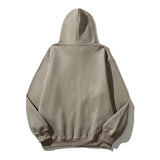 Wiaofellas High Street Letter Foam Skull Vintage Fleece Hooded Hoodies Men and Women Pullover Casual Loose Autumn Winter Sweatshirts