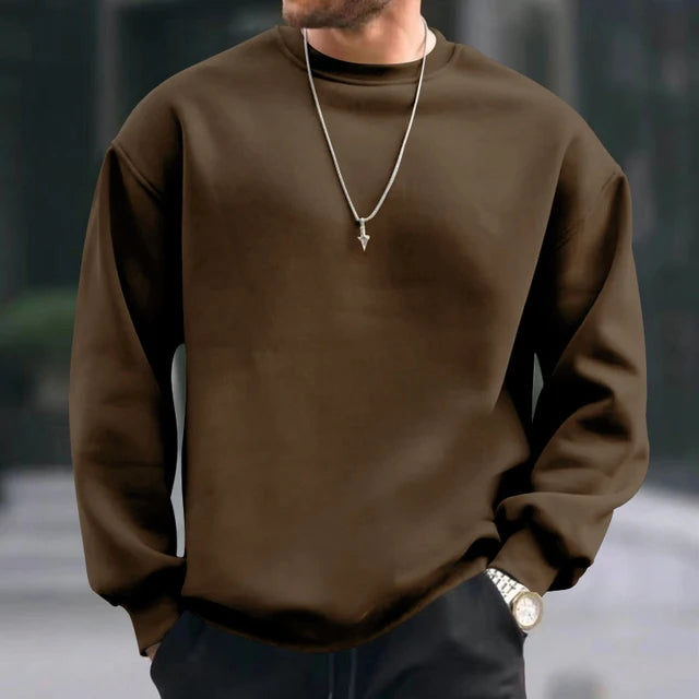 Wiaofellas Hip Hop Sweatshirts Men Oversize Loose Solid Color Long Sleeve Hoodie Mens Autumn Winter Casual O Neck Pullover Tops Streetwear