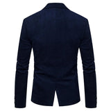 Wiaofellas Men Corduroy Suits Jackets Male Smart Casual Dress Suits High Quality Blazers Slim Single-breasted Suits Jackets and Coats 3XL