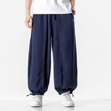 Wiaofellas Mens Haren Pants Basic Solid Color  Baggy Joggers Sports Pants Hip Hop Trousers Casual Loose 2023 New Male Pant