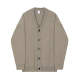 Wiaofellas Autumn Men's Sweater Cardigan Single Breasted Solid Color Knitted Cardigan Men Causal Sweatercoat Mens Knitwear B131